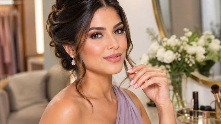 Beleza para casamento com cabelo, maquiagem e unhas elegantes