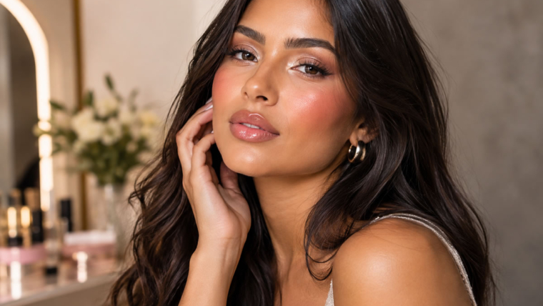 Estéticas de beleza 2027 com maquiagem natural e sofisticada