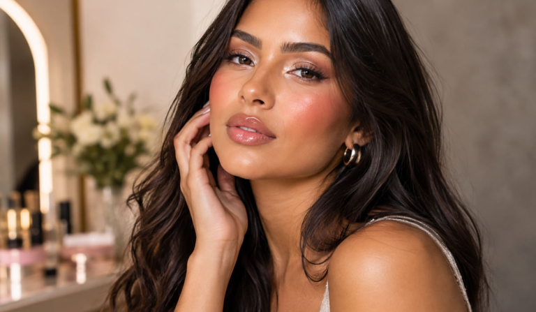 Estéticas de beleza 2027 com maquiagem natural e sofisticada